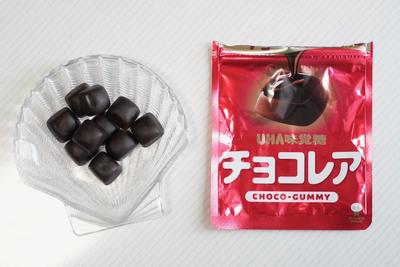 のばら！01グミ１個+02チョコ２個 UHA味覚糖の「チョコレア」生チョコのような新感覚グミを実食