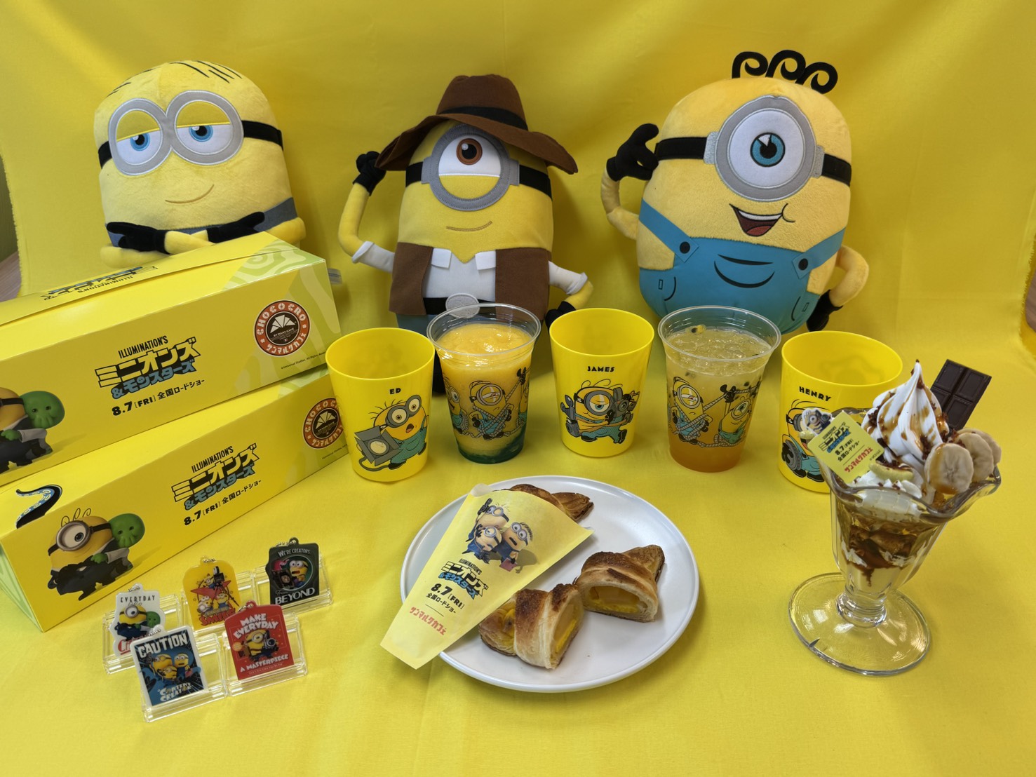 サンマルクカフェが映画「ミニオンズ＆モンスターズ」とコラボ
